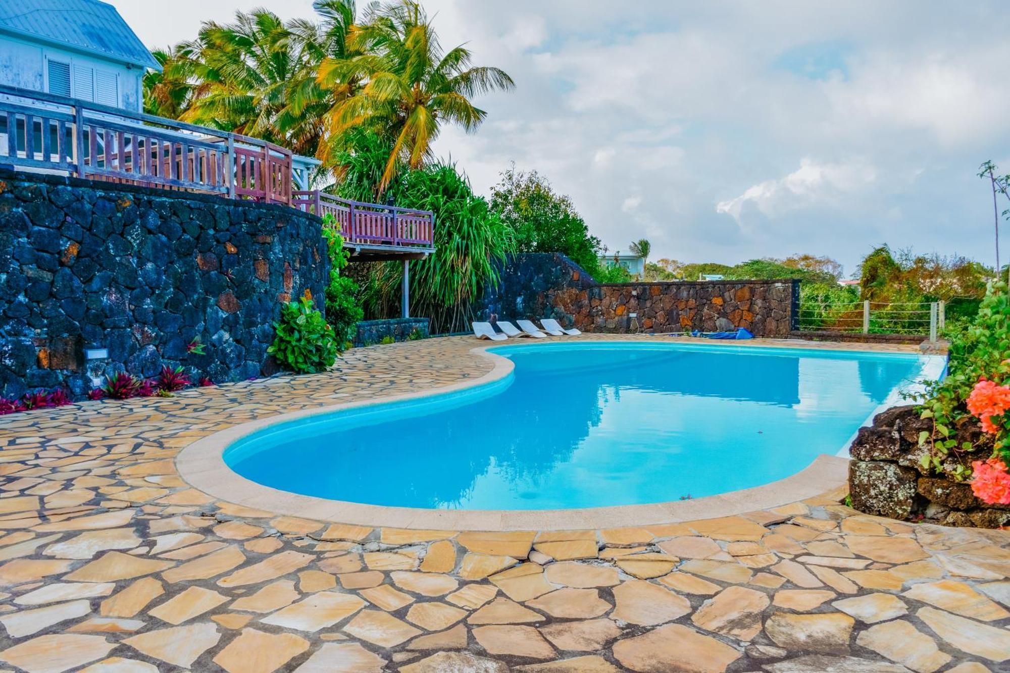 Boutique Villa On The Rocks With Stunning Sea Views, Infinity Pool & Private Sea Trou d'Eau Douce Esterno foto